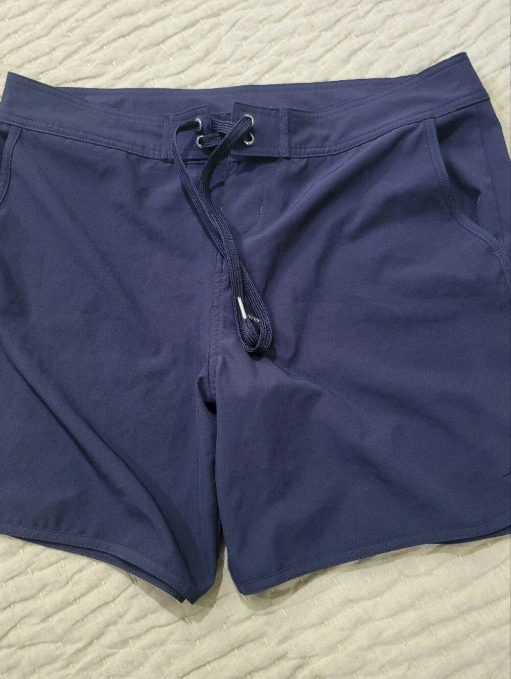 Nautica Swim Shorts Womens Navy Blue MEDIUM with Pockets - Picture 1 of 8